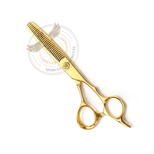 Ciseaux à effiler professionnels pour barbier - Outils de coupe de cheveux en acier inoxydable, tranchants et durables, pour usage en salon - Product Image 4