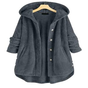 Nueva Sudadera con Capucha de Invierno, Abrigo Largo de Moda para Mujer, Talla Grande - Product Image 2