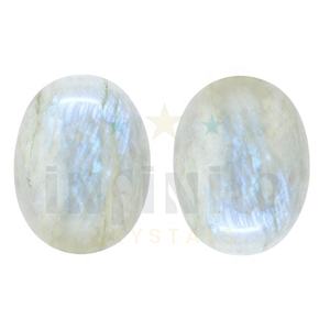 Venta al por mayor piedra lunar blanca piedra de Palma cristal curativo Natural GemstoneIntuition Energía Femenina Reiki meditación crecimiento espiritual - Product Image 1