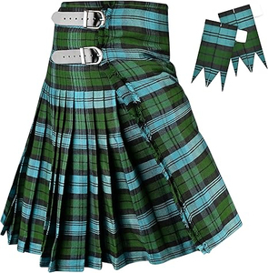 Venta al por Mayor de Kilt Escocés Personalizado, Tradicional y Moderno, con Diseño Tartán, para Hombres y Mujeres, Ropa de Moda de las Tierras Altas, con Logotipo Personalizado - Product Image 6