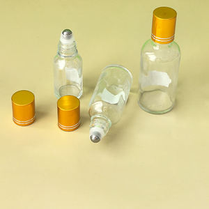 5ml-100ml Cylinder Shape <b>Glass</b> Transparent Cosmetic Dropper Cap and Screen Printing Essential Oil Bottle From Vietnam - Product Image 2