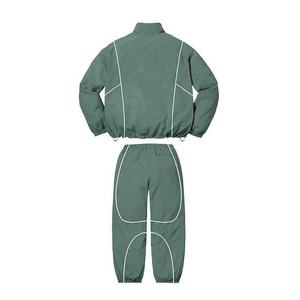 Conjunto de Chaqueta Cortavientos Informal de Invierno para Hombre, Transpirable, de Secado Rápido, Bordado, Tejido, Cuello Alto, Estilo Urbano - Product Image 4
