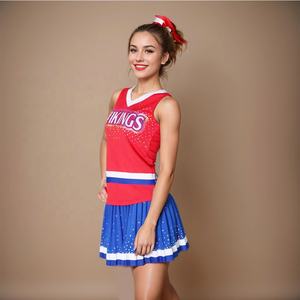 ออกแบบชุดยูนิฟอร์มเชียร์ลีดเดอร์ของทีมของคุณเอง ผ้าเนื้อนุ่ม โพลีเอสเตอร์ 100% ชุดฝึกซ้อมทีม - Product Image 2