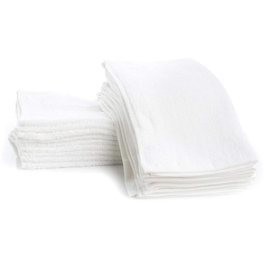 Serviettes de bain en coton blanc de qualité supérieure, couleur unie, rectangulaires, moelleuses, tissées, lavables en machine, pour usage domestique, taille adulte, unisexes - Product Image 3