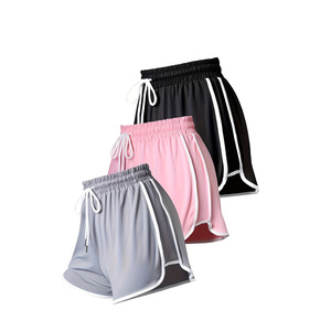 Shorts de jogging à haute élasticité, adaptés à la salle de sport, à la course à pied et à un usage décontracté, légers, avec cordon de serrage, shorts athlétiques pour femmes - Product Image 6