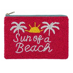 Porte-monnaie de luxe perlé très tendance, mini pochette à fermeture éclair, fait main, pour espèces, cartes, clés, cadeau d'anniversaire, accessoire féminin - Product Image 6