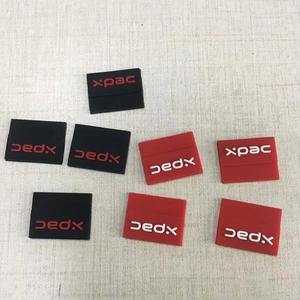 Patch en résine de silicone personnalisé de haute qualité, souple, noir, avec logo 3D en relief, à coudre, durable 2026 - Product Image 4