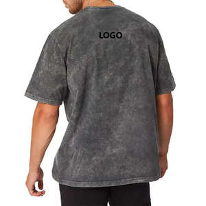 T-shirt Oversize Délavé Effet Minéral, Coupe Ample et Vintage pour Homme - Product Image 4