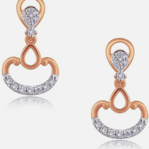 Pendientes de Diamantes Emmanuelle de Oro Exquisitos de Nuevo Diseño, Alta Demanda, para Mujer, Joyería a Precio Accesible - Product Image 3