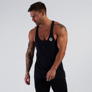 Wholesale Slim Fit <b>men</b> tank top Breathable Male Singlet <b>Vest</b> top Custom Logo Workout <b>Men</b> Tank Tops - Product Image 4