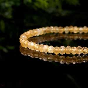 AAA Citrine <b>Bracelet</b> Handmade <b>Healing</b> Crystal Stretch <b>Bracelet</b> Dainty Unisex Gemstone <b>Bracelet</b> Gift Wholesale Jewelry Supplies - Product Image 6