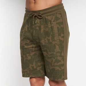 <b>Men</b> Fleece Shorts Geometric <b>Camo</b> Print Cotton Polyester Jogger Shorts Athletic Gym Activewear Drawstring Waist Wholesale - Product Image 3