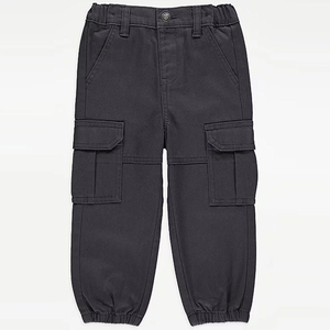 Pantalon cargo de camping pour enfants en coton durable, pantalon cargo de voyage confortable pour enfants, pantalon de jeu pratique pour enfants - Product Image 1