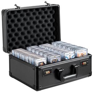 108 pour PSA Graded Sports Card Storage Box 4 Slots Sports Card Holder Case avec Coded Lock Souvenir Case - Product Image 1