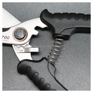 [WIGA] GT-700 Tijeras Multiusos de Acero Inoxidable de 8 Pulgadas, Industriales, para Bricolaje, con Borde Dentado, Hoja Larga y Resistente - Product Image 3