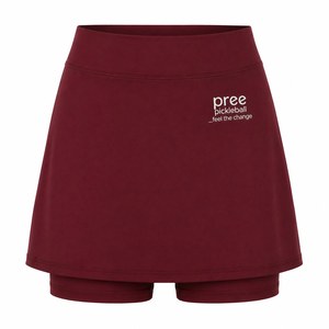 Womens Pickleball a line Seamless <b>Skort</b> Built In Shorts High Waist Moisture Wicking Chafe free Athletic custom Performance Skirt - Product Image 2