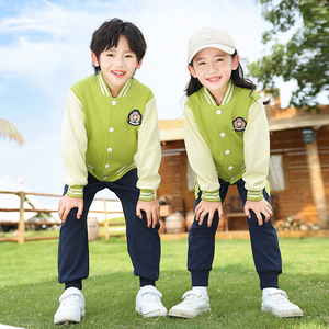 Uniformes Escolares de Alta Calidad OEM, Chaqueta de Béisbol para Niños, Conjunto Completo, Estilo Europeo y Americano para Niños de Primaria - Product Image 4
