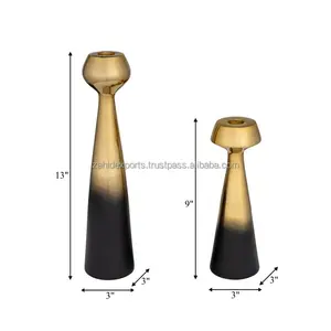 Lanterne verticale en bambou de luxe pour la décoration de la maison, décoration de Noël artisanale, revêtement en bronze, personnalisée, Zahid Exports Inde - Product Image 6