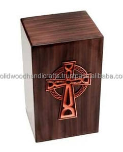 Urnas de madera, urna de cremación para adultos, urna pulida de madera hecha a mano, urnas funerarias, urna de entierro a bajo precio - Product Image 3