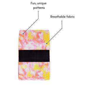 Red Nylon <b>Exercise</b> Resistance <b>Band</b> With Black Patch Durable Fitness Equipment All Ages - Product Image 6