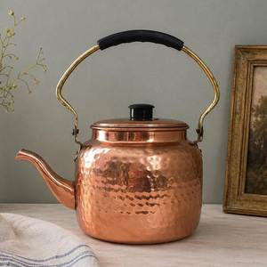 Tetera de Cobre Vintage Hecha a Mano con Mango de Madera, Hervidor de Agua de Cobre Puro para Cocina, Té, Café, Hogar y Restaurante - Product Image 6
