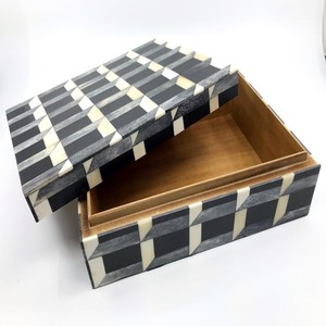 Cajas de MDF Indias y Adornos Decorativos para el Hogar, Cajas Decorativas de Resina Hechas a Mano, Tendencia en América, Caja de Resina y MDF Artesanal - Product Image 2