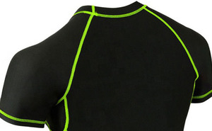 Prix raisonnable, couleur unie, rashguard pour homme, nouvelle arrivée 2026, design personnalisé, extensible, respirant, anti-UV, antibactérien, 100% - Product Image 5