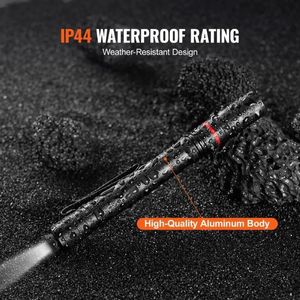 Torcia Tascabile a Penna con Messa a Fuoco Regolabile per Campeggio e Lettura - Product Image 6