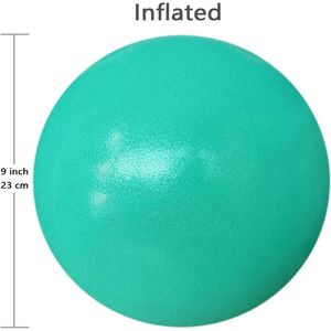 Pelota de Ejercicio Pequeña de 9 Pulgadas con Bomba, para Pilates y Yoga, Estabilidad del Core, Paquete de 1 o 2 Pelotas a Elegir - Product Image 3