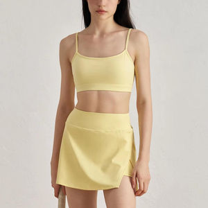 Soutien-gorge de sport pour femme grande taille à col carré, maintien élevé, respirant, pour yoga, gym, fitness, entraînement, avec coussinets amovibles, haut de sport - Product Image 4