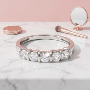 Anillo de Plata de Ley con Moissanita, Diseño Clásico y Popular, Hecho a Medida, Precio de Fábrica de Joyería, para Bodas y Fiestas - Product Image 4