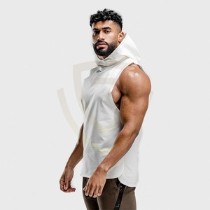 Hoodie sans manches d'été à séchage rapide et respirant pour garçons – Confortable pour la gym et le fitness - Product Image 3