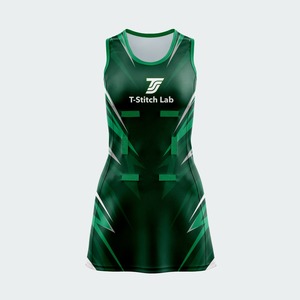Tenues de cricket personnalisées OEM/ODM de haute qualité, respirantes, 100% polyester, antibactériennes, écologiques, imprimées numériquement, robe courte - Product Image 2