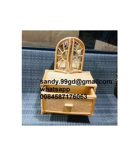 Nhà Máy rơm mây búp bê nôi & Nệm giỏ/tự nhiên mây wicker búp bê xe đẩy handmade Dollhouse sandy99gdgmailcom - Product Image 6