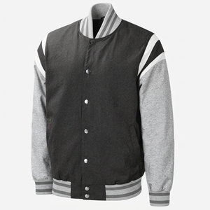 Veste de baseball personnalisée pour homme en molleton et coton, style universitaire, faible MOQ, livraison rapide, pour lycée - Product Image 6