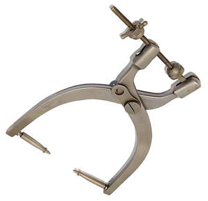 Ensemble de pinces de traction cervicale Crutchfield en acier pour neurochirurgie, comprenant 2 fraises, certifié CE, haute qualité SurgiRight - Product Image 5