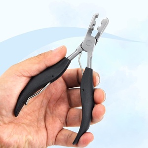 Pince à extensions capillaires TEEJAY en acier inoxydable – Outil professionnel pour l'installation d'extensions à la kératine par fusion – Marquage OEM personnalisé - Product Image 1