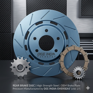 Disco de Freno Trasero para Motocicleta |   Rotor de Freno de Acero Tratado Térmicamente, Reemplazo OEM - Product Image 2