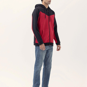 Sweat-shirts à capuche unisexes de qualité supérieure, personnalisables avec logo, en molleton de coton épais, fermeture éclair, pour hommes. - Product Image 5