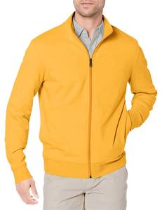 เสื้อแจ็คเก็ตไหมพรมคอตั้งแบบมีซิป สีพื้น ขายดีสำหรับผู้ชาย รุ่นใหม่ปี 2026 พร้อมฮู้ด - Product Image 5