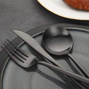 Durable Stainless Steel Cutlery Set Western Style Mirrored <b>Flatware</b> Fork Spoon Dinnerware Tableware for Home Kitchen At Low Cost - Product Image 3