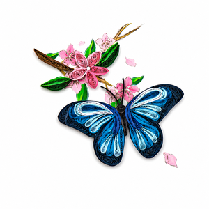 Wholesale Custom <b>Handmade</b> Quilling Cards Butterfly Flower Theme Special Occasions Home Business Gifts OEM/ODM Vietnam <b>Paper</b> - Product Image 1