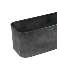 Gran oferta, macetas de Metal decorativas de Metal galvanizado rectangular, macetas de base plana para interiores y exteriores, macetas para flores - Product Image 6