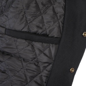 OEM Wholesale Mens Varsity <b>Jacket</b> Custom Color Block Zip & Button Closure Running Varsity <b>Jackets</b> for Men with Panel Design - Product Image 6