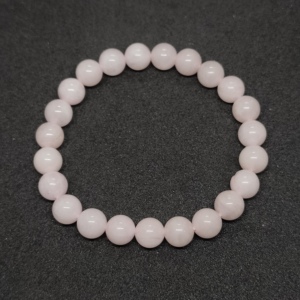 8mm Natural Rose Quartz <b>Beads</b> Semi-Precious Stone Crafts Unique and Elegant Handmade <b>Bracelets</b> - Product Image 2