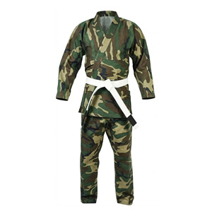 Kimono de BJJ camouflage pour homme, coupe classique, 100% coton respirant, vêtements d'arts martiaux, taille adulte - Product Image 2