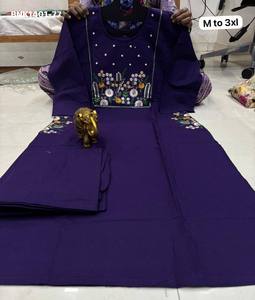 <b>Top</b> Quality Flex Dhabu with Flower-Leaf Thread <b>work</b> Readymade Plazzo-Kurti Set Collection Supplier from Surat At Wholesale Rate - Product Image 5
