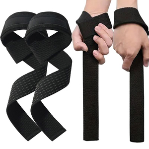 Sangles de musculation personnalisées en gros, prise solide, support poignet pour soulevé de terre, sangles d'entraînement fitness, fourniture OEM ODM - Product Image 1
