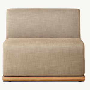 โซฟาเดี่ยวทำจากไม้สัก ดีไซน์เรียบง่ายทันสมัย พร้อมโฟมนุ่ม ทนทาน นั่งสบายเหมาะสำหรับการใช้งานในบ้าน - Product Image 1