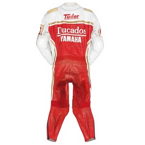 Traje de Motociclismo Alberto Puig Ramaha 1 Pieza, Cuero Vacuno/Canguro, Mono para Pista/Motociclismo, Traje para Motociclista Profesional - Product Image 2